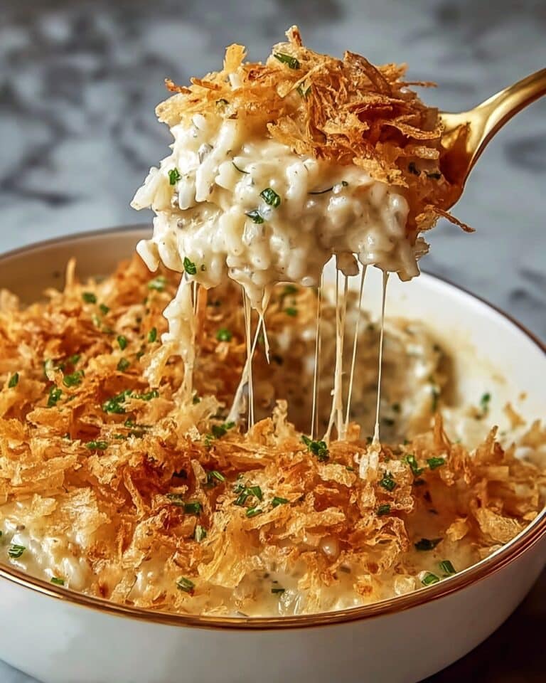 Comforting French Onion Chicken Rice Bake Recipe