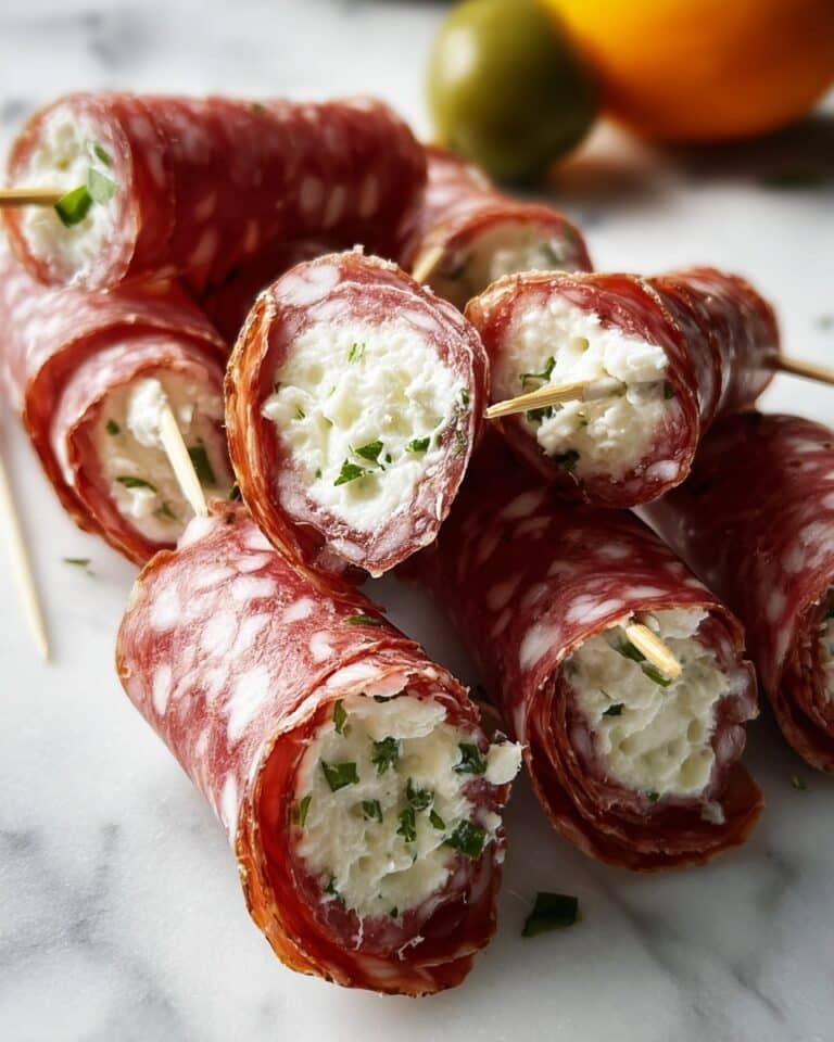 Cream Cheese Salami Roll-Ups Recipe