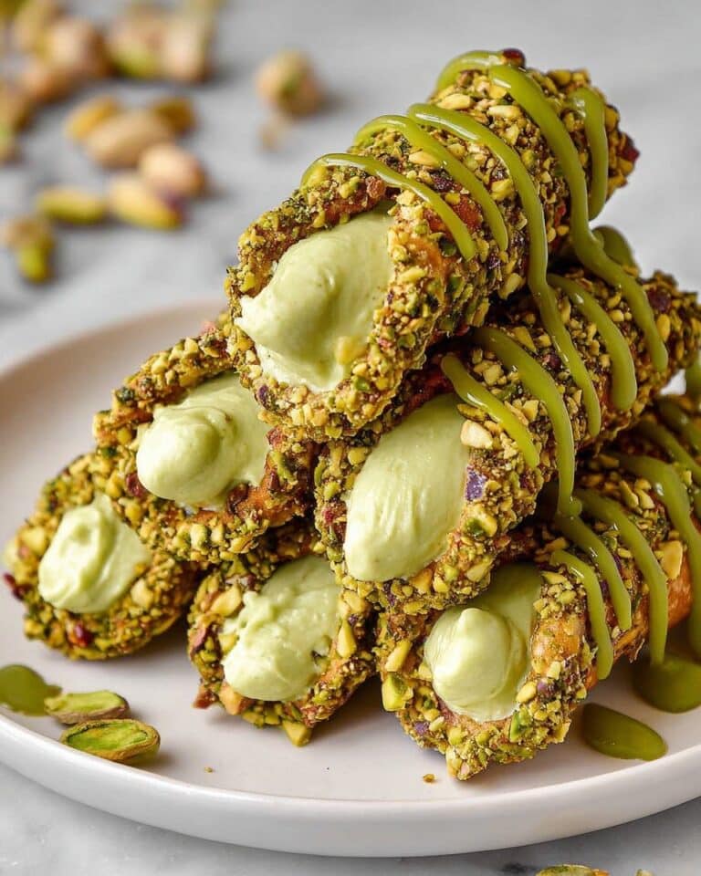 Cheat Air Fryer Pistachio Cannoli Recipe