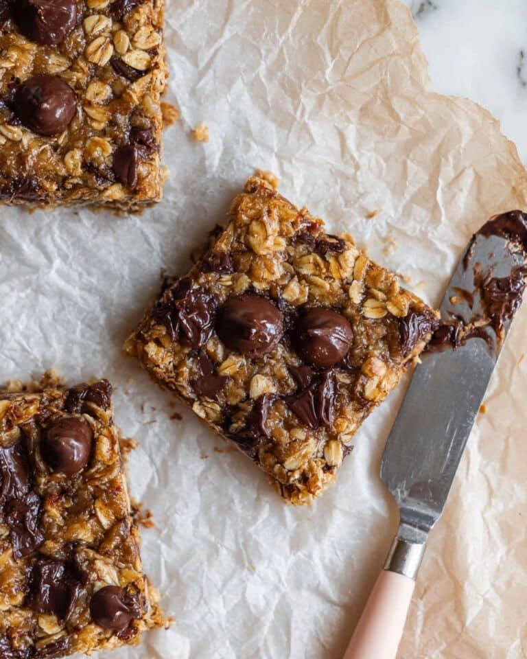 Banana Oatmeal Chocolate Chip Bars Recipe