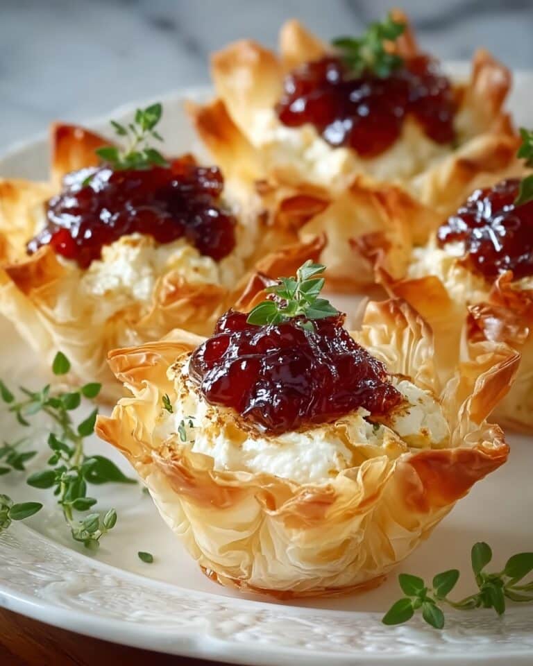 Quick Pepper Jelly Cream Cheese Appetizer Dip and Bites Recipe