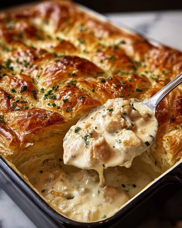 Cheesy Chicken Crescent Bake Recipe