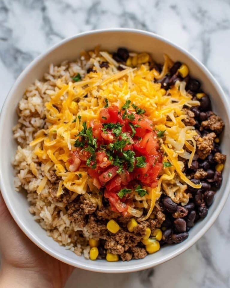 Quick & Hearty Ground Beef Burrito Bowl Recipe