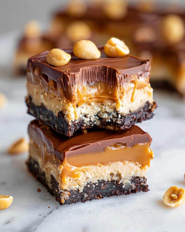 Outrageous Snickers Brownies Recipe