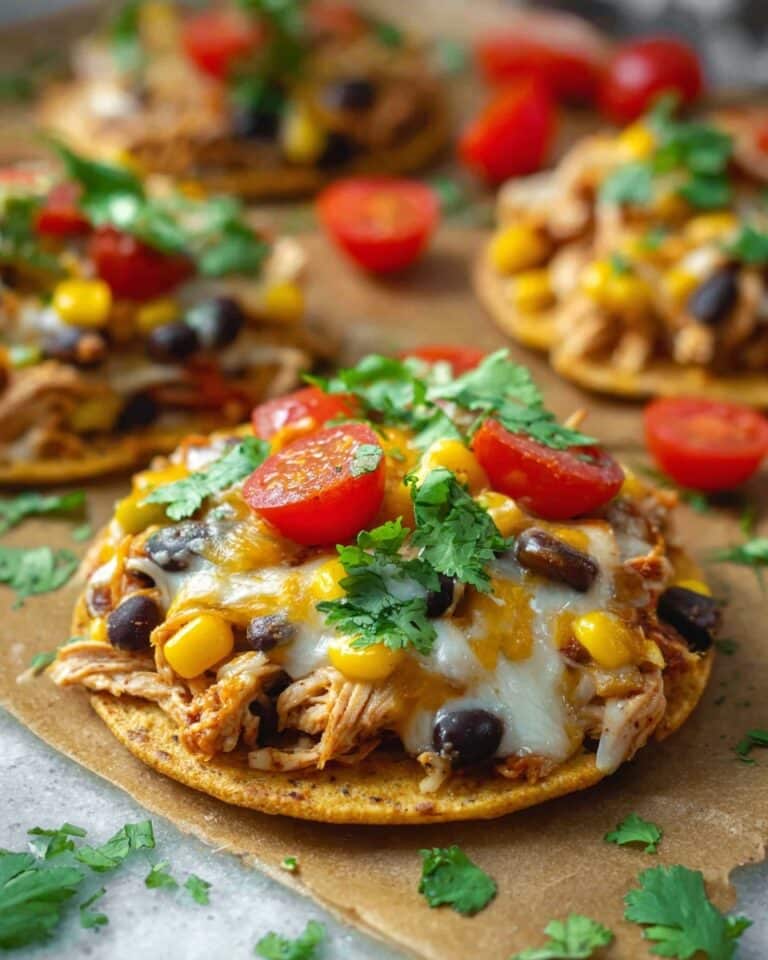 Mexican Rotisserie Chicken Tostadas Recipe