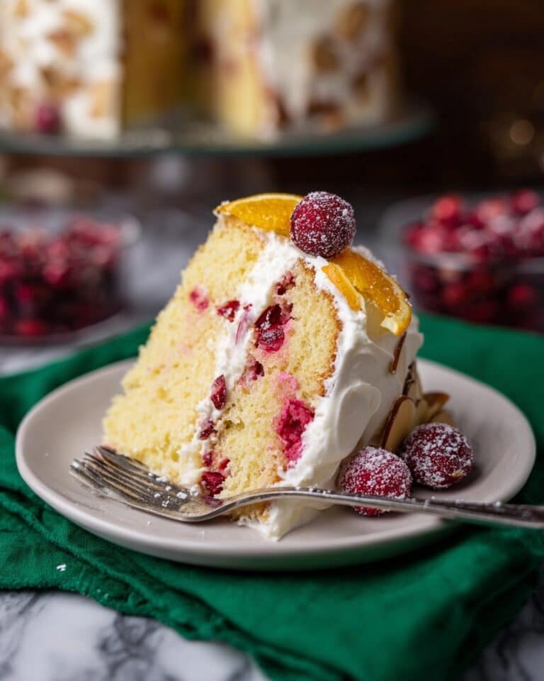 White Chocolate Cranberry Bundt Cake Recipe