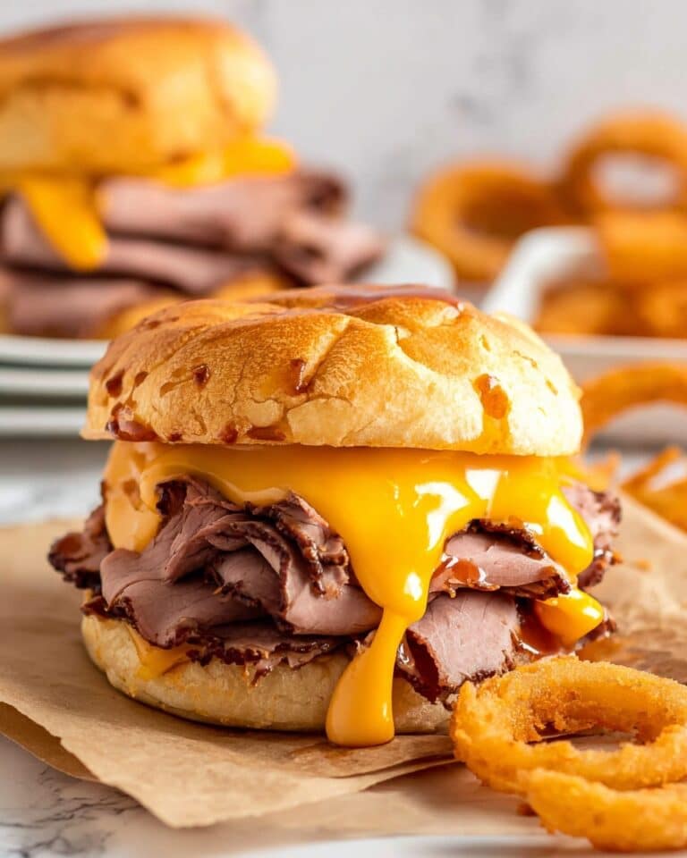 Copycat Arby’s Beef and Cheddar Sandwiches Recipe