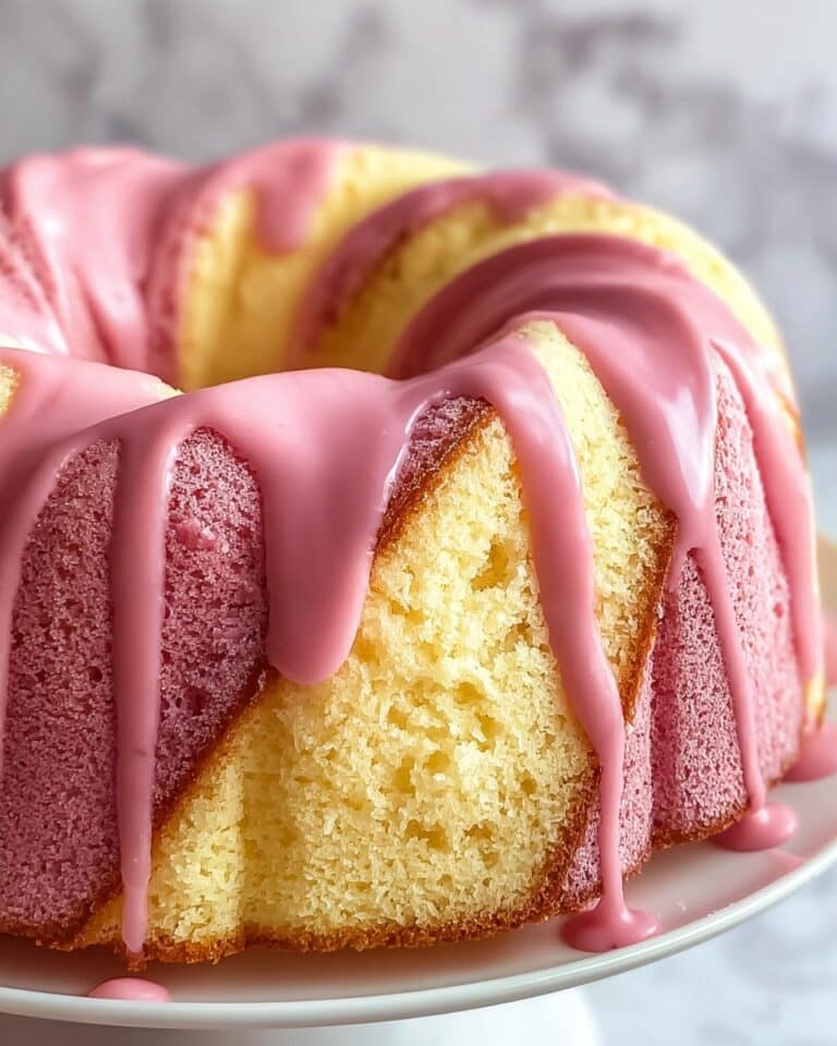 Strawberry Milkshake Pound Cake Recipe