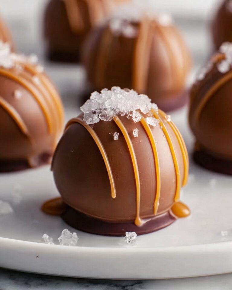 Salted Caramel Fudge Truffles Recipe