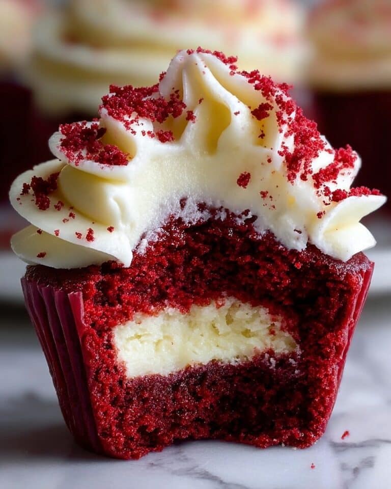Red Velvet Cheesecake Cupcakes Recipe