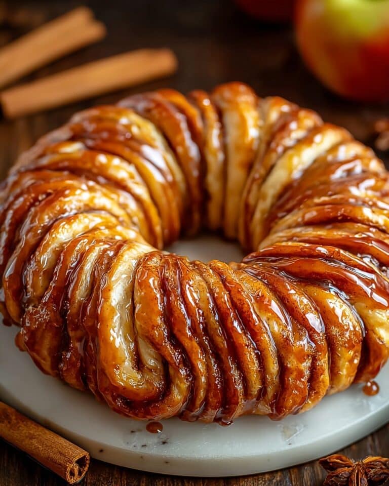 Apple Kringle with Vanilla Glaze Recipe