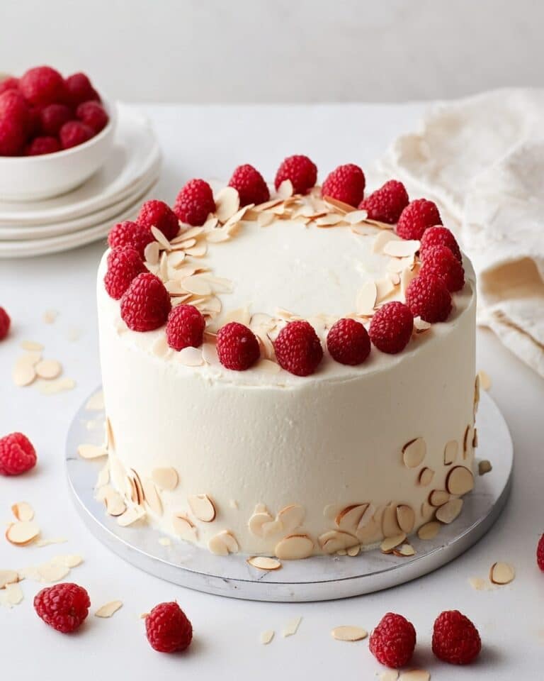 Raspberry Almond Cake Recipe