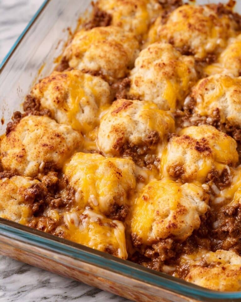 Sloppy Joe Biscuit Casserole Recipe