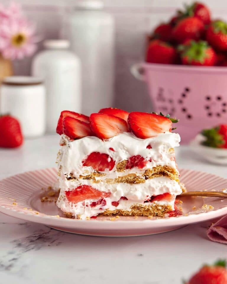 Strawberry Icebox Cake Recipe