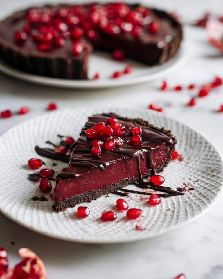 Chocolate Pomegranate Tart Recipe