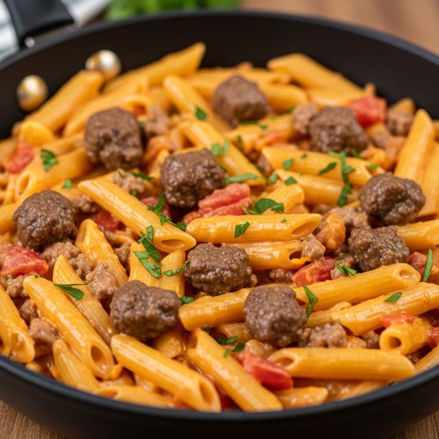 Creamy Beef Pasta Recipe