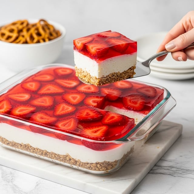 Strawberry Pretzel Salad Recipe