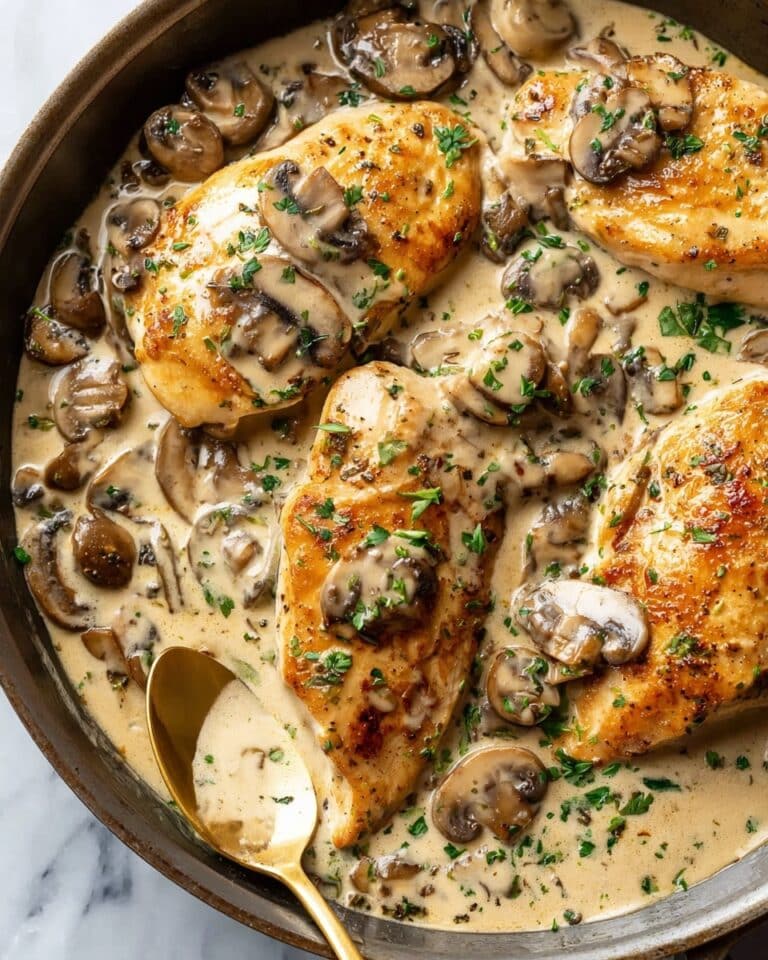 Creamy Mushroom Chicken Recipe