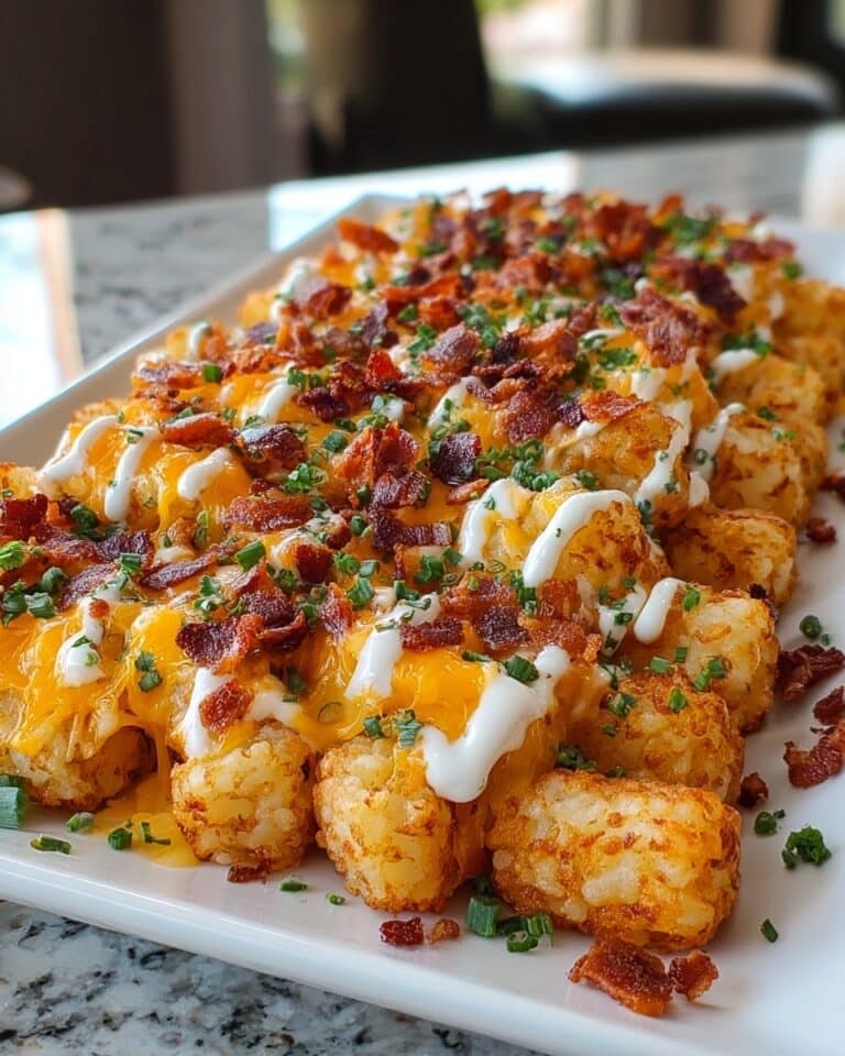 Loaded Baked Potato Tater Tot Casserole Recipe