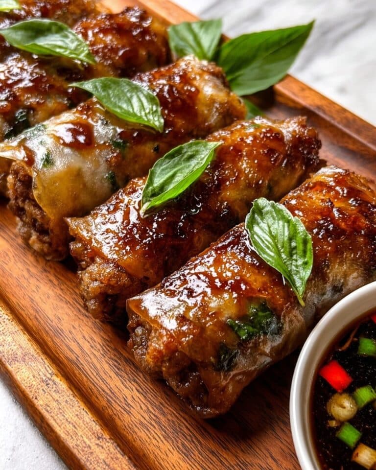 Thai Basil Beef Rolls Recipe