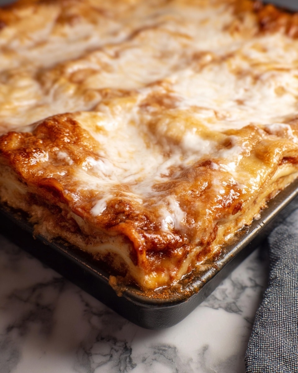 The image shows a close-up of a slice of apple dessert on a white plate resting on a white marbled textured surface. The dessert has three layers: the bottom layer is a golden, flaky crust; the middle layer is filled with light brown apple chunks with a shiny, slightly translucent appearance; and the top layer is a white glaze with a slightly uneven texture giving it a glossy look. A fork with a piece of the dessert on it lies on the plate in front of the slice, showing the soft apple in detail. The colors are warm and inviting, emphasizing the soft, moist filling and crisp crust. Photo taken with an iphone --ar 4:5 --v 7