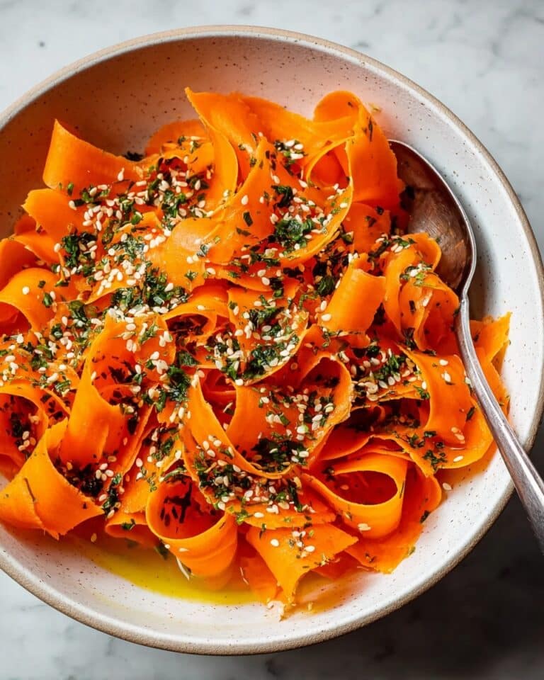 Raw Carrot Salad with Lime, Cilantro, and Sesame Recipe