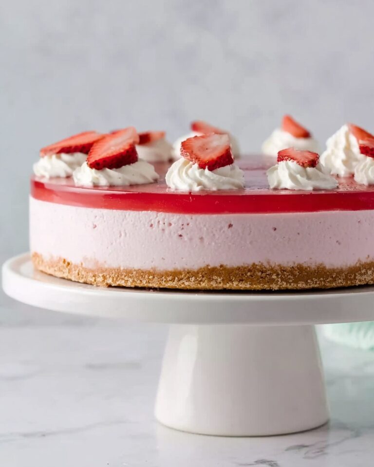 Strawberry Mousse Cake Recipe