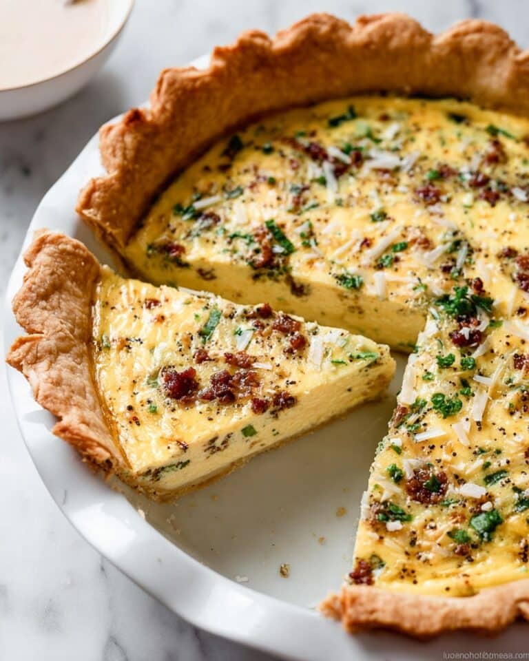 Classic Egg and Cheese Quiche with Optional Add-ins Recipe