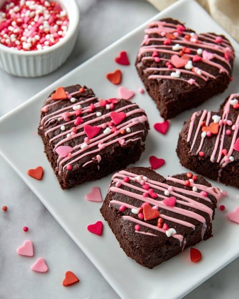 Heart-Shaped Brownies Recipe