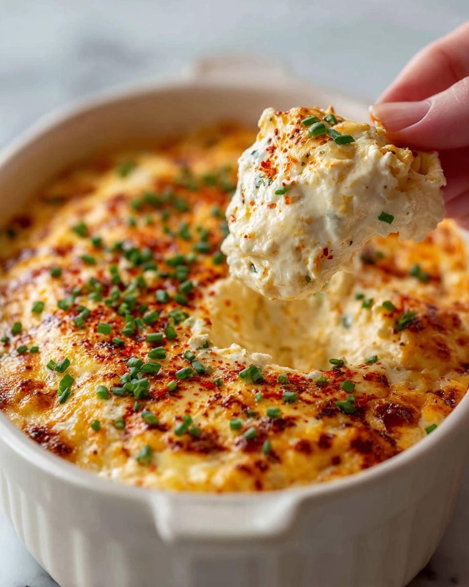 A white scalloped oval dish holds a thick, smooth layer of creamy yellow mashed potatoes, evenly spread with gentle swirls on the surface. The top is sprinkled with bright green chopped chives scattered all over, and small specks of reddish-brown paprika add contrast and texture. The dish sits on a white marbled textured surface with a lacy white cloth partially visible underneath. photo taken with an iphone --ar 4:5 --v 7