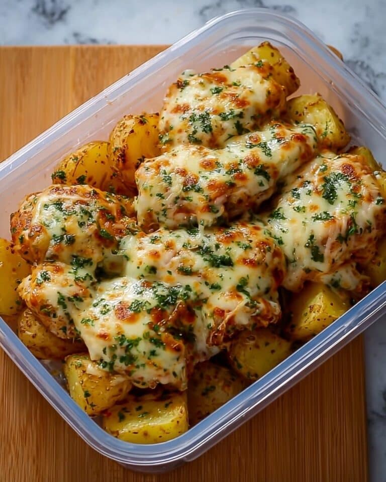 High Protein Creamy Garlic Cheesy Chicken Recipe