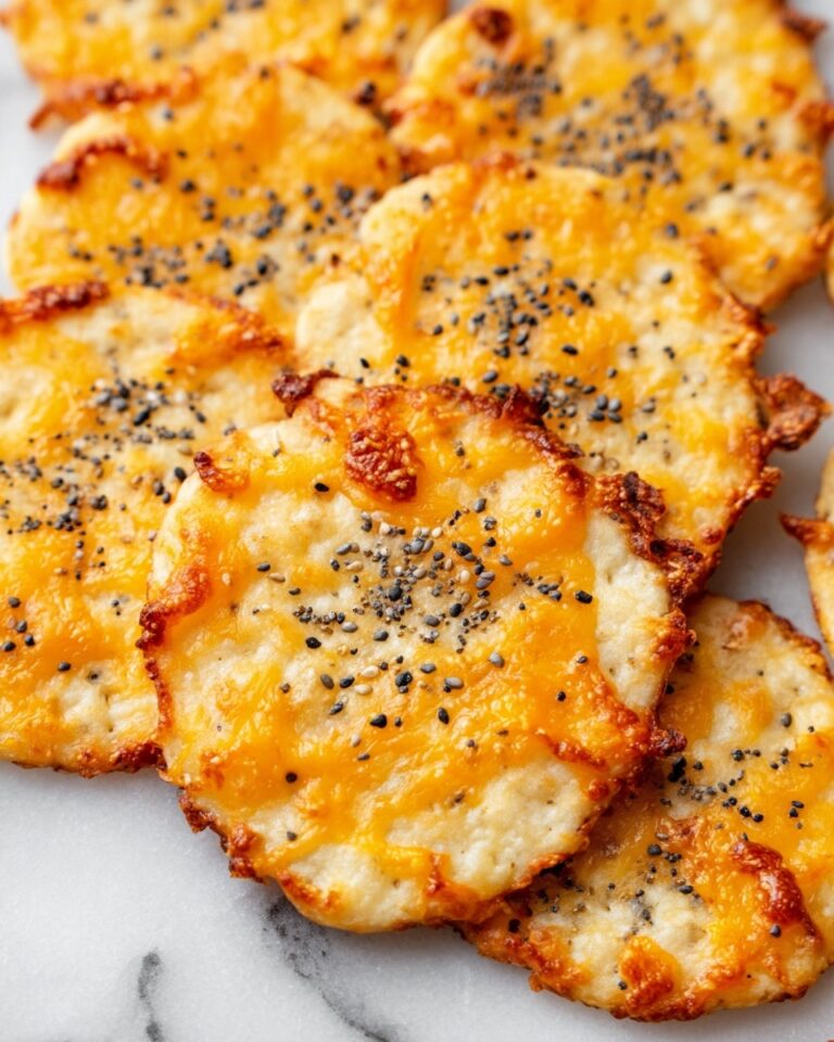 Cottage Cheese Chips with Cheddar and Everything Bagel Seasoning Recipe