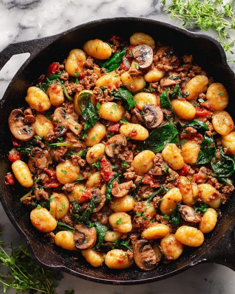 Gnocchi with Tomato Sauce and Italian Sausage Recipe