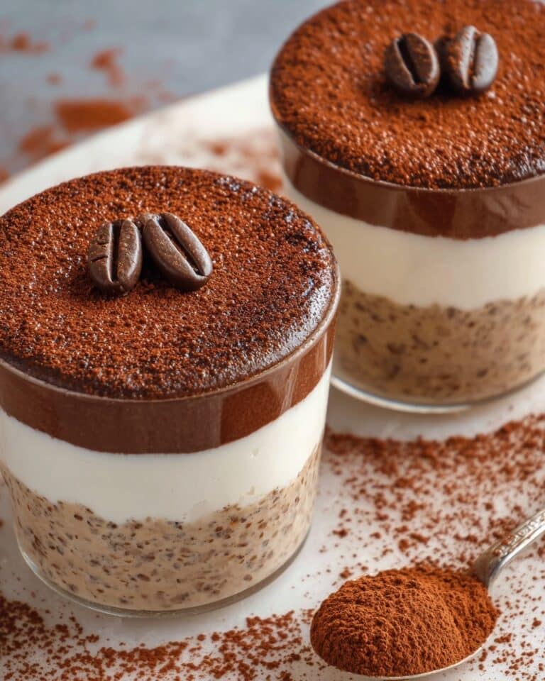 Tiramisu Chia Pudding with Greek Yogurt Recipe
