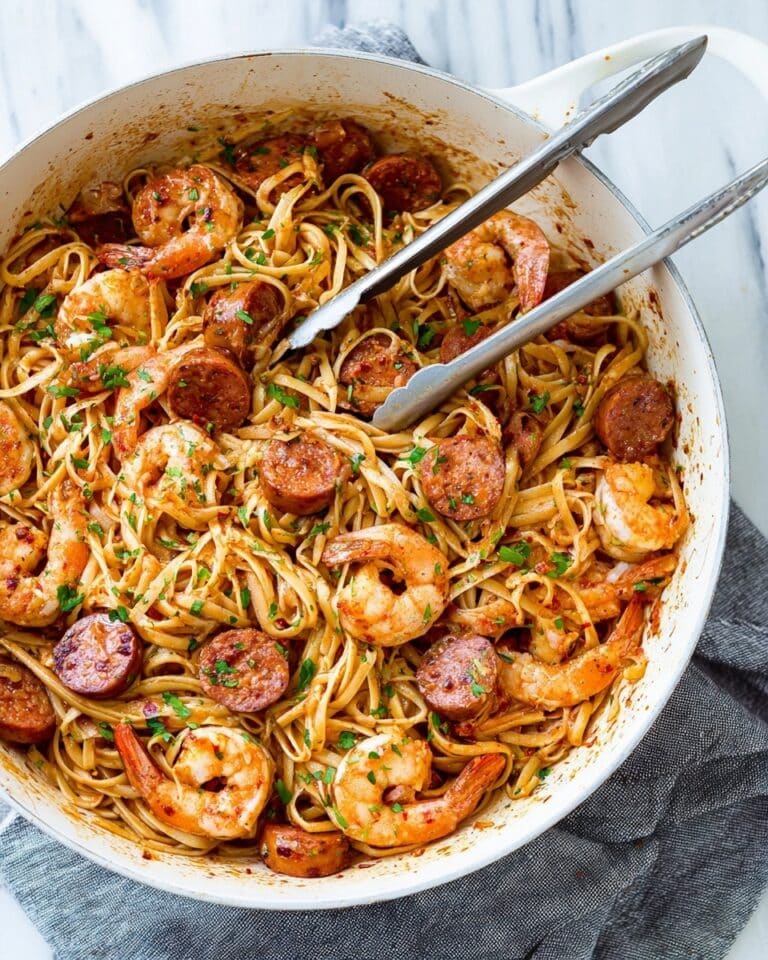 Dairy-Free Creamy Cajun Shrimp Pasta Recipe