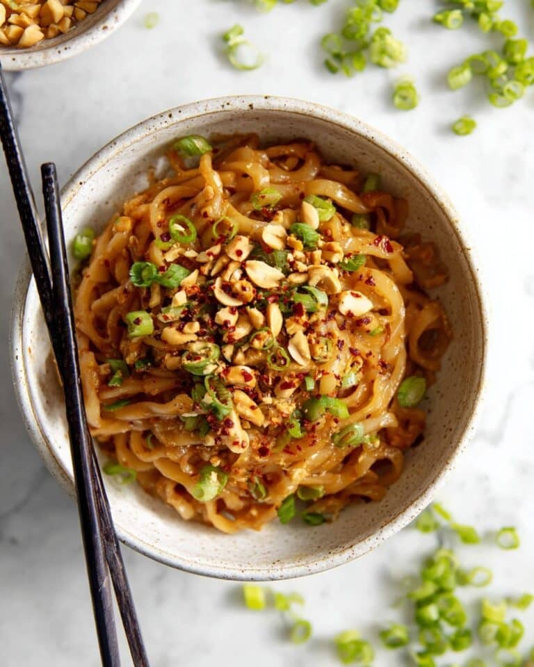 Spicy Peanut Butter Noodles Recipe