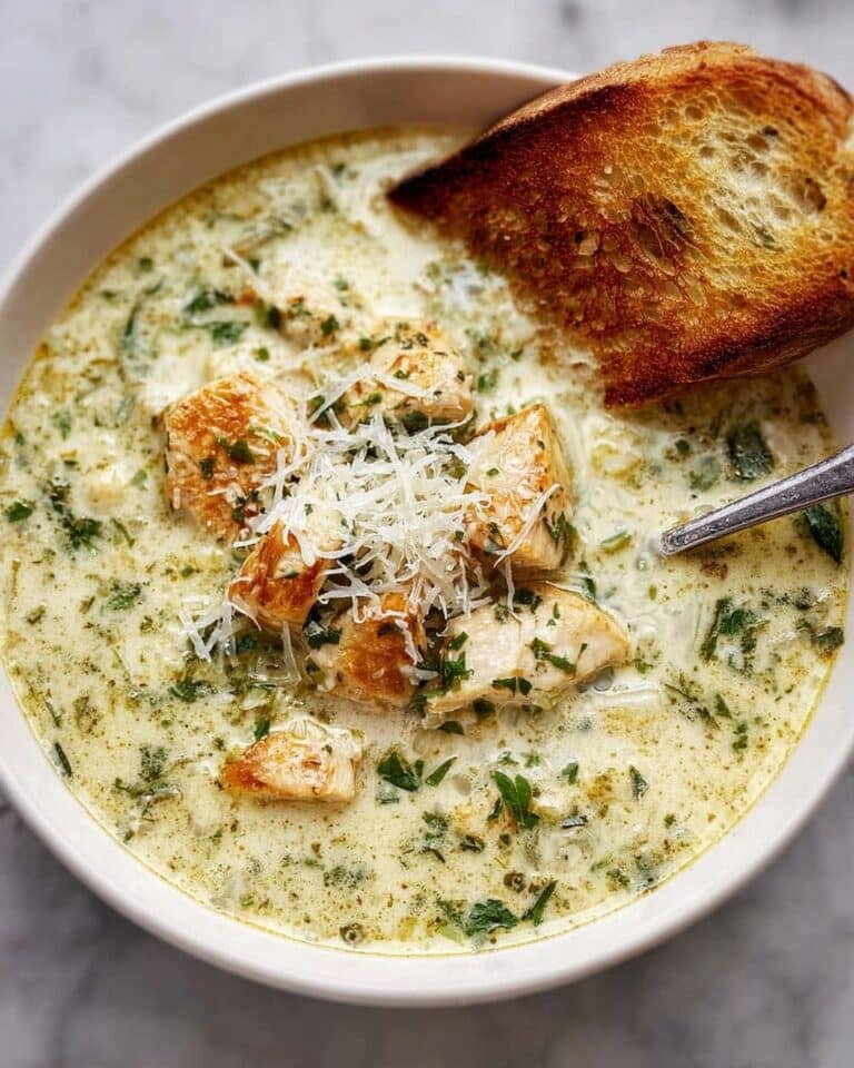 Garlic Parmesan Chicken Soup Recipe