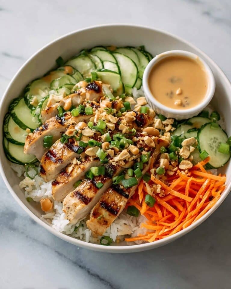 Thai Peanut Chicken Buddha Bowl Recipe