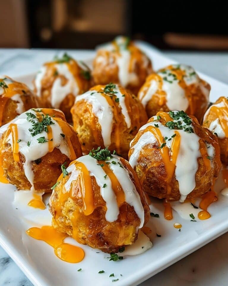 Cheesy Buffalo Ranch Chicken Bombs Recipe