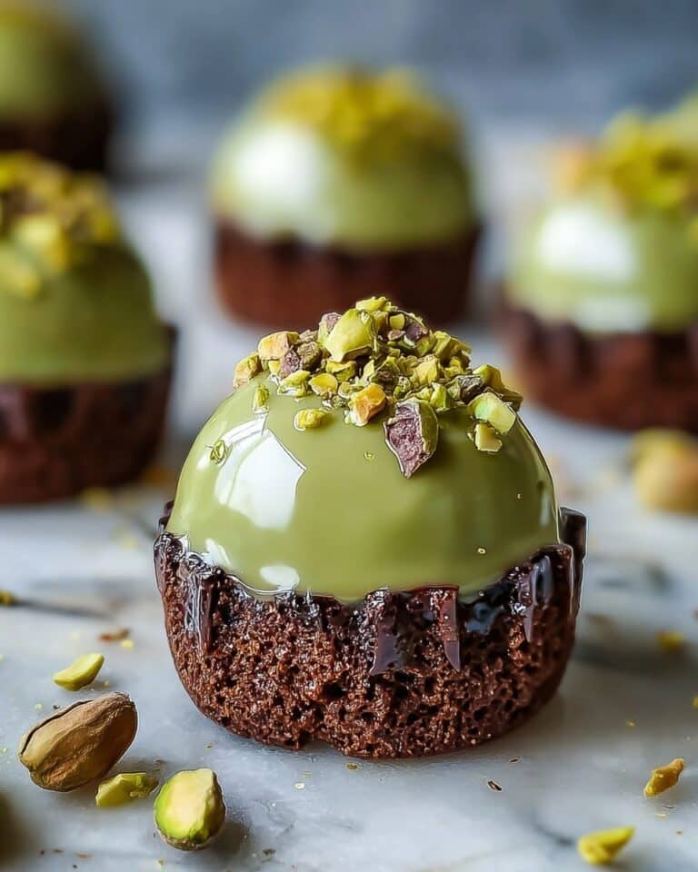 Pistachio Ferrero Rocher Brownies Recipe