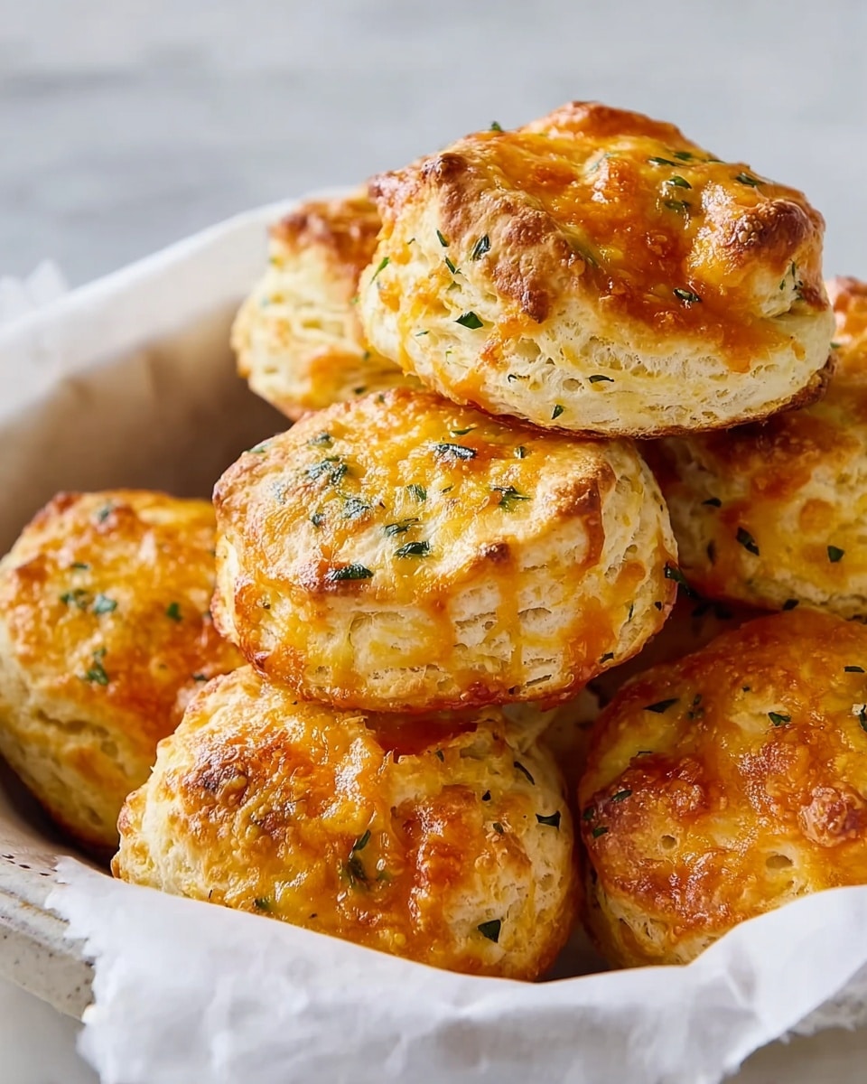 Twelve round, golden-brown biscuits with a slightly crispy texture are closely placed on a baking sheet with a rough metal surface. Each biscuit has a warm, toasted top with patches of melted cheese and tiny bits of chopped green parsley scattered evenly, creating a fresh contrast against the golden color. A white-handled brush is gently spreading a glaze or butter over one biscuit near the center, with some parsley stuck to the brush’s bristles. The overall look is inviting, with a mix of soft and crunchy textures visible on the biscuits’ surfaces. photo taken with an iphone --ar 4:5 --v 7