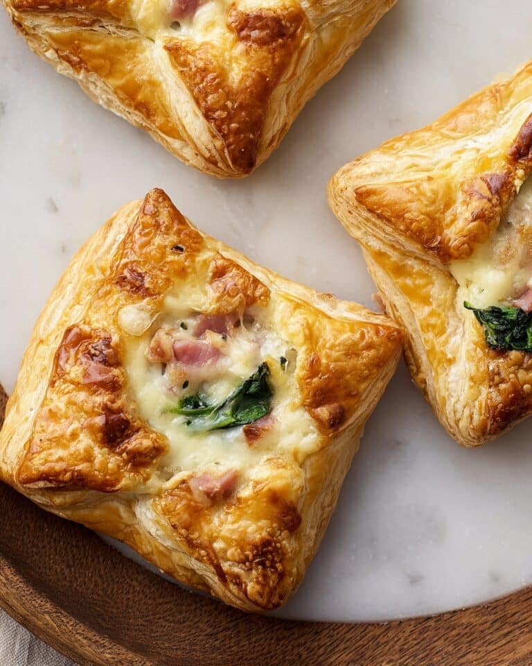 Ham and Swiss Cheese Puff Pastry Puffs Recipe